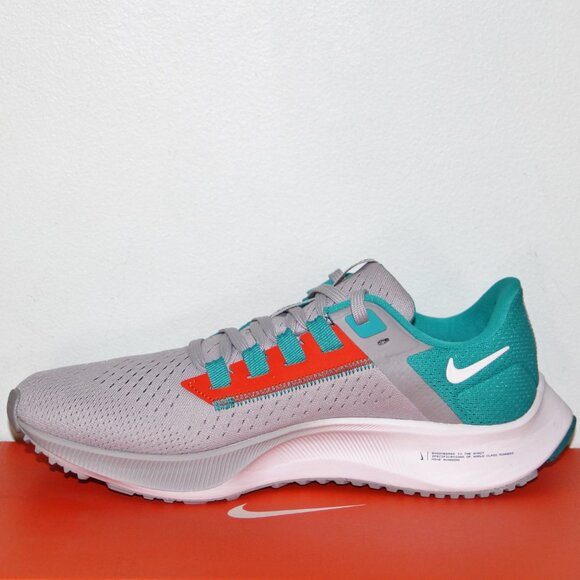 Nike Air Zoom Pegasus 38 Miami Dolphins Football Running Mens 7.5 - Picture 3 of 6